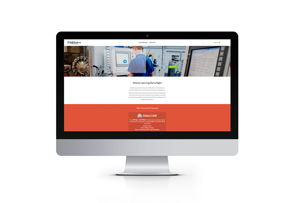 Cognus website and platform