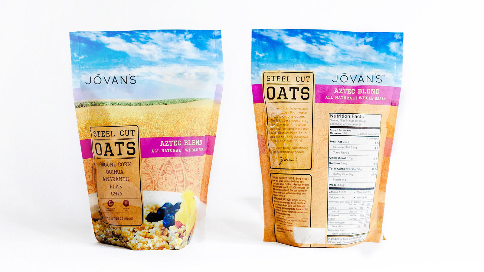 Jovan's Pure Nutrition products