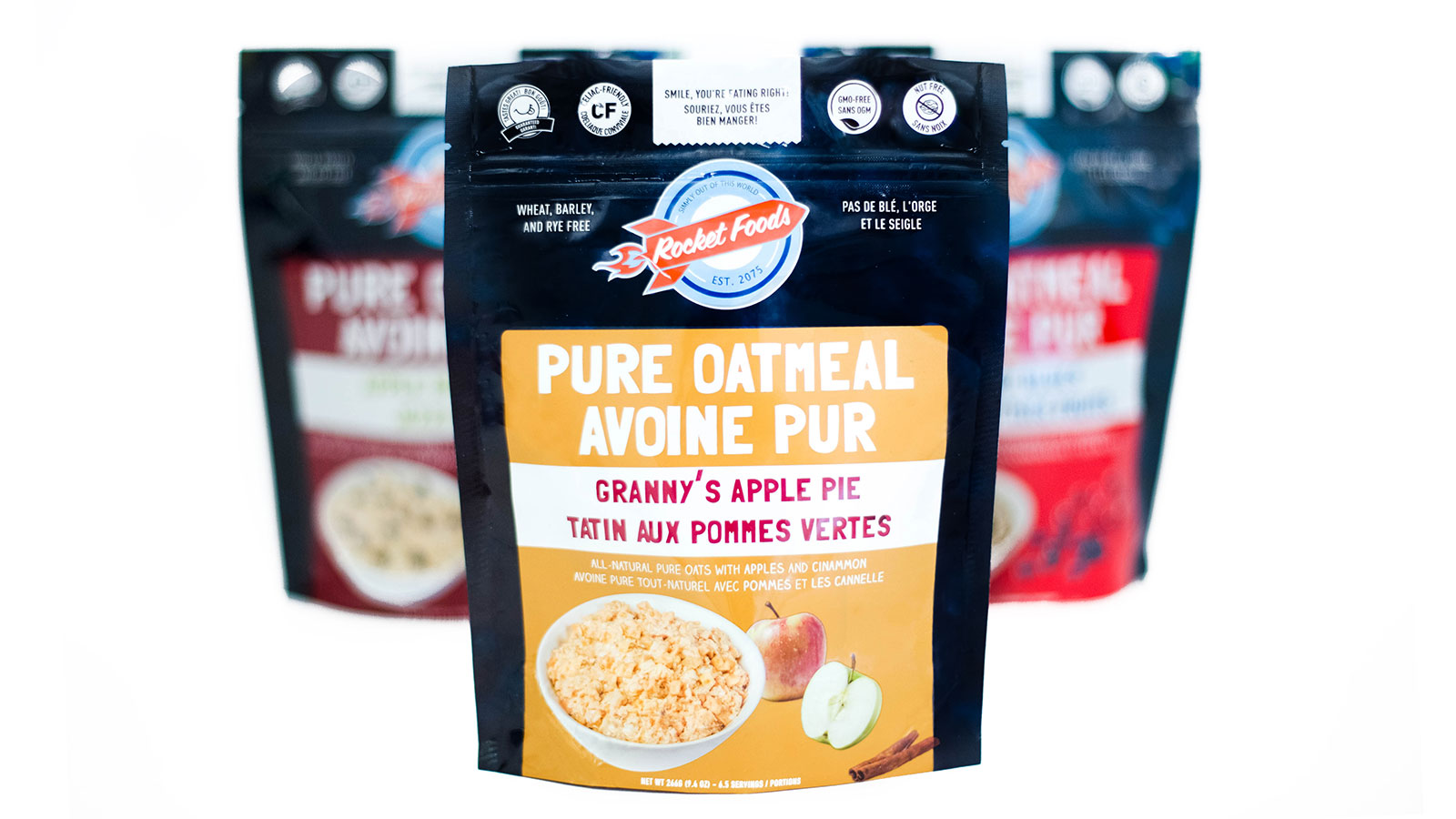 Rocket Foods packaging detail