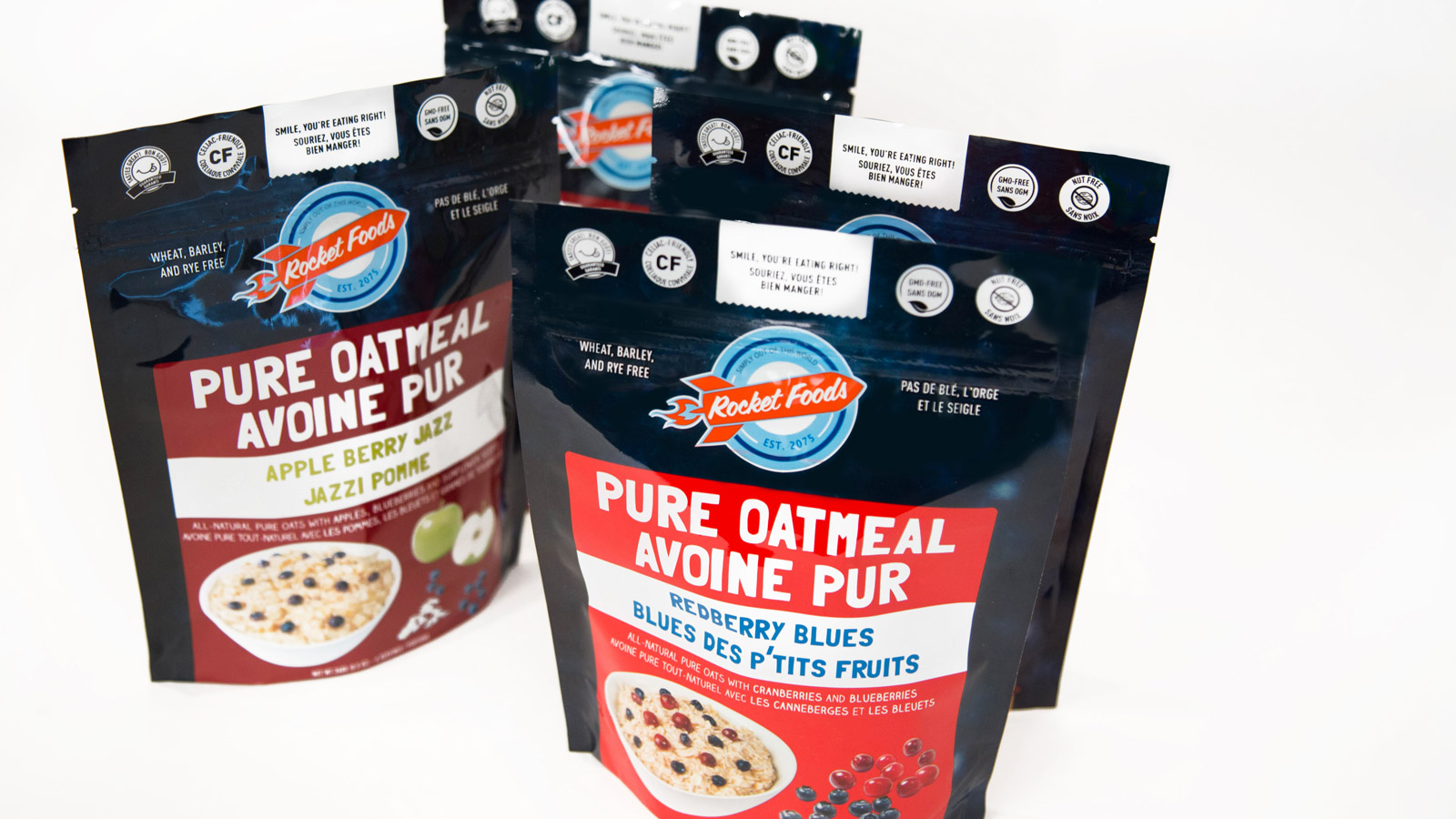 Rocket Foods retail packaging